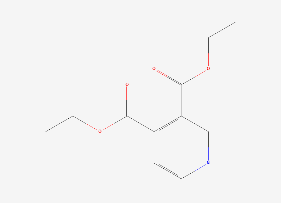 Two-dimensional chemical structure of Diethyl 3,4-pyridinedicarboxylate