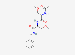 Two-dimensional chemical structure of Lacosamide EP Impurity H, CAS 1375090-19-9