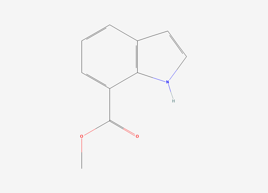 Two-dimensional chemical structure of Methyl indole-7-carboxylate