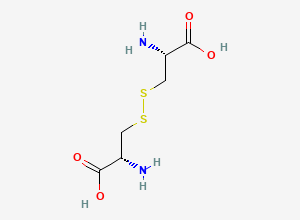 Two-dimensional chemical structure of Acetylcysteine EP Impurity A, CAS 56-89-3