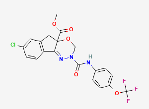 Two-dimensional chemical structure of ZQBDNGWVXFMUHC-UHFFFAOYSA-N, CAS 144171-39-1