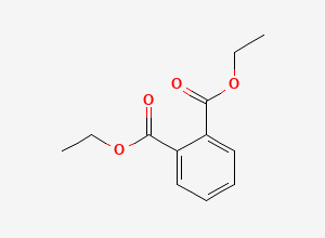 Two-dimensional chemical structure of Diethyl Phthalate, CAS 84-66-2