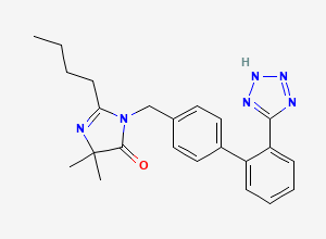 Two-dimensional chemical structure of Irbesartan Dimethyl Impurity, CAS 141745-36-0