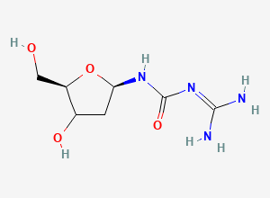 Two-dimensional chemical structure of Decitabine deformyl impurity formate