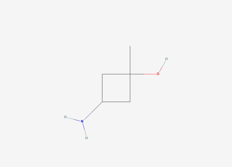 Two-dimensional chemical structure of 3-Amino-1-methylcyclobutan-1-ol