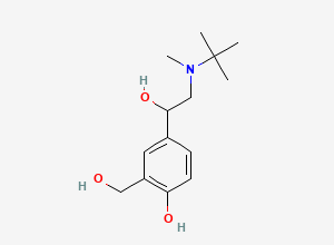 Two-dimensional chemical structure of Salbutamol Impurity A1
