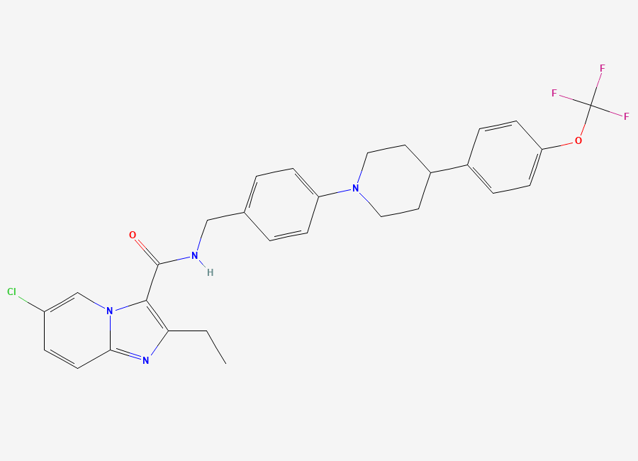 Two-dimensional chemical structure of Telacebec