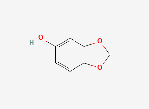 Two-dimensional chemical structure of Paroxetine EP Impurity B, CAS 533-31-3
