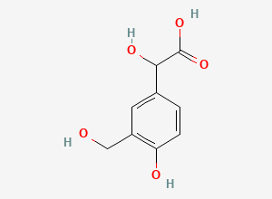 Two-dimensional chemical structure of Salbutamol glyoxal impurity