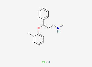 Two-dimensional chemical structure of rac Atomoxetine Hydrochloride
