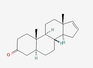 Two-dimensional chemical structure of Androstenone