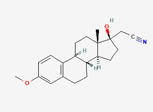 Two-dimensional chemical structure of Dienogest EP Impurity J, CAS 24284-84-2
