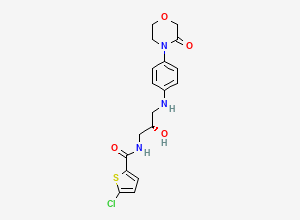 Two-dimensional chemical structure of Rivaroxaban Impurity 74