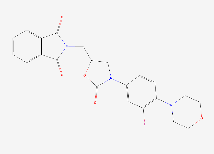 Two-dimensional chemical structure of rac-Deacetamide Linezolid Phthalimide