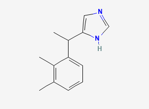 Two-dimensional chemical structure of Medetomidine