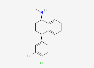 Two-dimensional chemical structure of Sertraline, CAS 79617-96-2