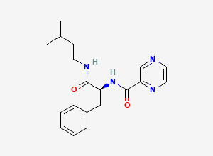 Two-dimensional chemical structure of Bortezomib Impurity H, CAS 1446194-56-4