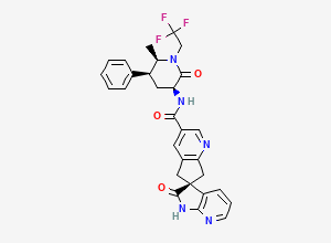 Two-dimensional chemical structure of Ubrogepant