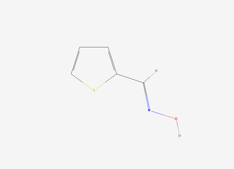 Two-dimensional chemical structure of Thiophene-2-aldoxime