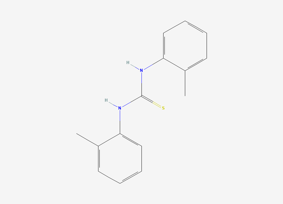 Two-dimensional chemical structure of 1,3-Bis(o-tolyl)thiourea