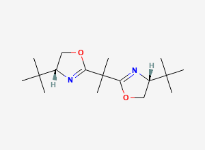 Two-dimensional chemical structure of t-Bu-box, (R,R)-