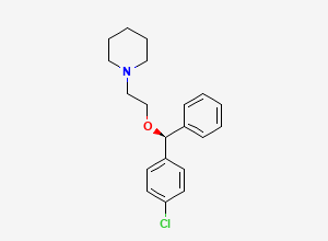 Two-dimensional chemical structure of Levocloperastine, CAS 132301-89-4