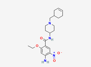 Two-dimensional chemical structure of Cinitapride, CAS 66564-14-5
