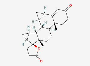 Two-dimensional chemical structure of Drospirenone, CAS 67392-87-4