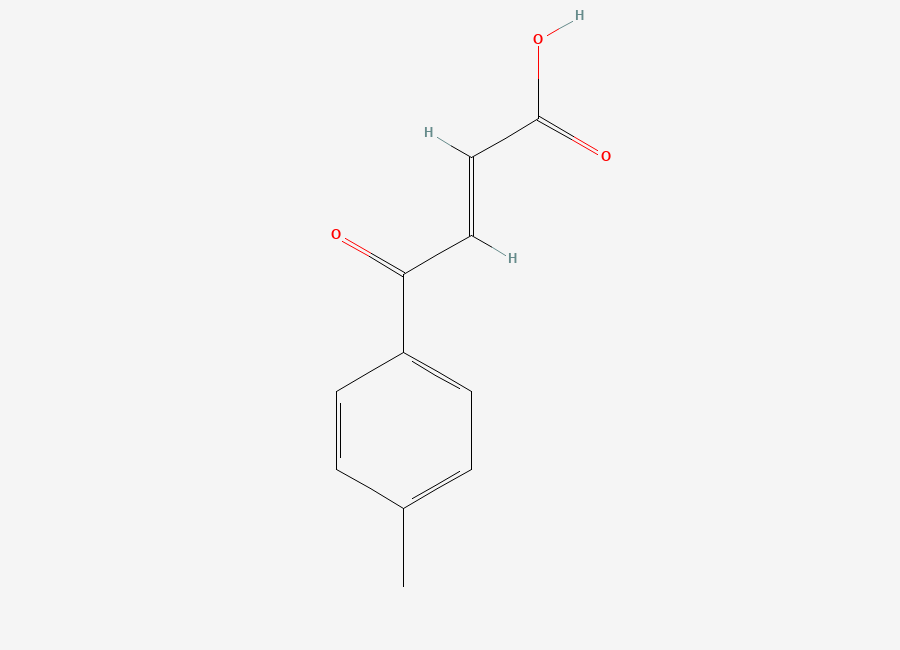 Two-dimensional chemical structure of (2E)-4-(4-methylphenyl)-4-oxobut-2-enoic acid