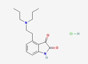 Two-dimensional chemical structure of Ropinirole EP Impurity A (HCl Salt), CAS 221264-21-7