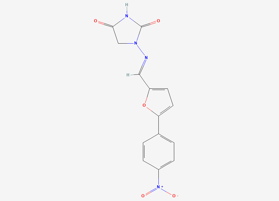 Two-dimensional chemical structure of Dantrolene, CAS 7261-97-4