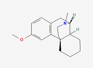 Two-dimensional chemical structure of Dextromethorphan Impurity 27