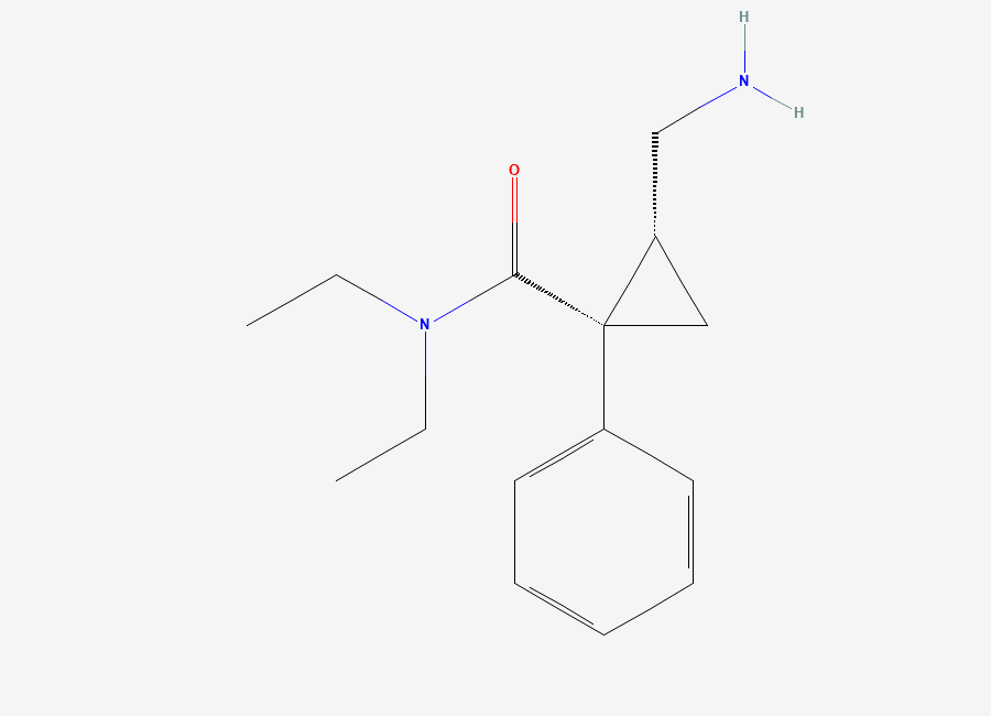 Two-dimensional chemical structure of Levomilnacipran