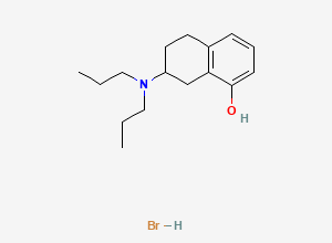 Two-dimensional chemical structure of 8-Hydroxy-2-dipropylaminotetralin hydrobromide