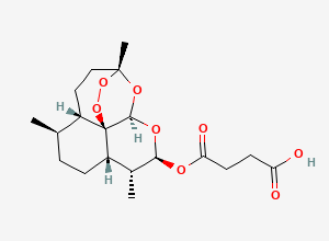 Two-dimensional chemical structure of Artesunate, CAS 88495-63-0
