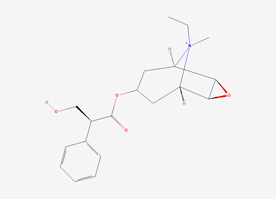 Two-dimensional chemical structure of Oxitropium