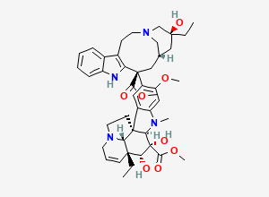 Two-dimensional chemical structure of Desacetylvinblastine