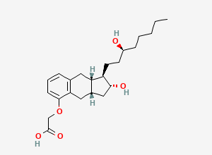Two-dimensional chemical structure of Treprostinil