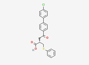 Two-dimensional chemical structure of Tanomastat