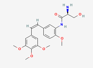Two-dimensional chemical structure of Ombrabulin