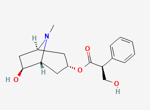 Two-dimensional chemical structure of Anisodamine