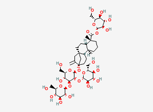 Two-dimensional chemical structure of Rebaudioside A