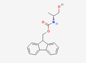 Two-dimensional chemical structure of Fmoc-D-Alaninol