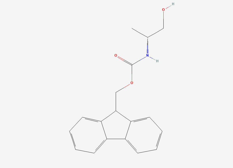 Two-dimensional chemical structure of Fmoc-D-Alaninol