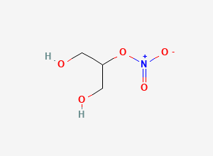 Two-dimensional chemical structure of Glyceryl Trinitrate BP Impurity C