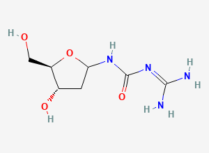 Two-dimensional chemical structure of Decitabine Urea Impurity, CAS 570410-72-9