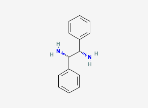 Two-dimensional chemical structure of (1S,2S)-1,2-diphenylethane-1,2-diamine