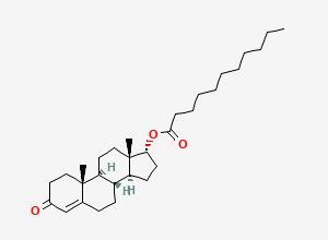Two-dimensional chemical structure of Testosterone Impurity 1