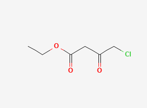 Two-dimensional chemical structure of Ethyl 4-Chloroacetoacetate, CAS 638-07-3