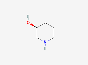 Two-dimensional chemical structure of (S)-3-Hydroxypiperidine